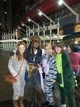 Student nurses charity walk
